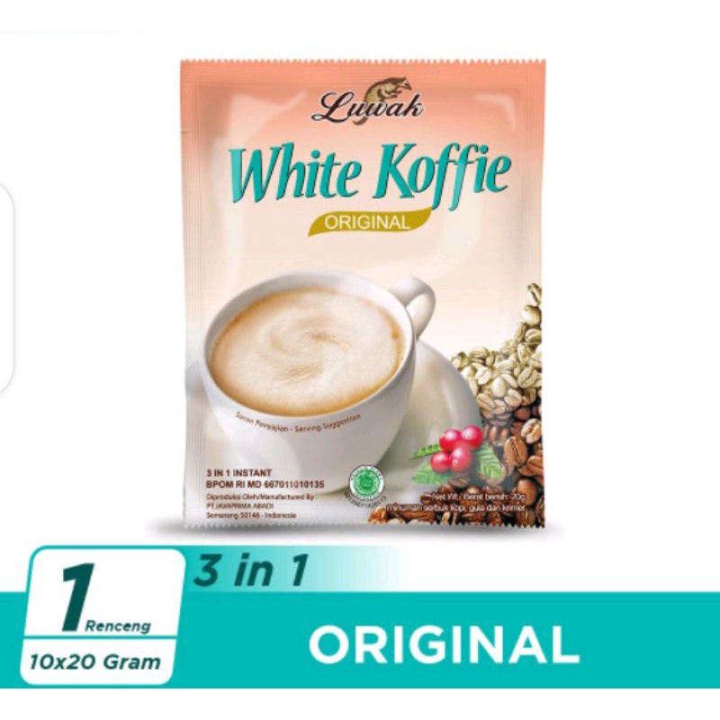 

Luwak White Koffie 1renceng isi 10pcs