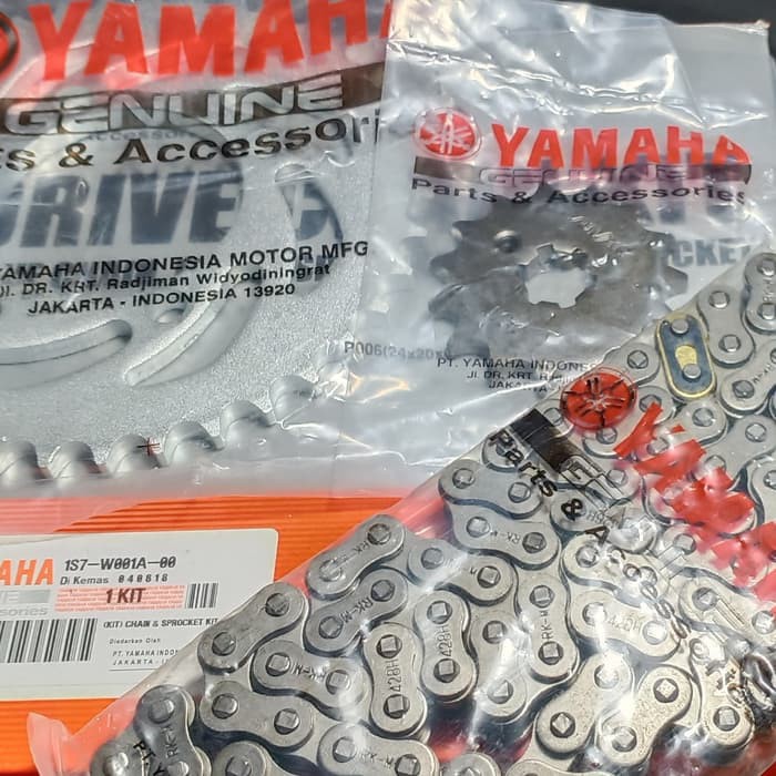 SPAREPART gear set motor jupiter mx old
