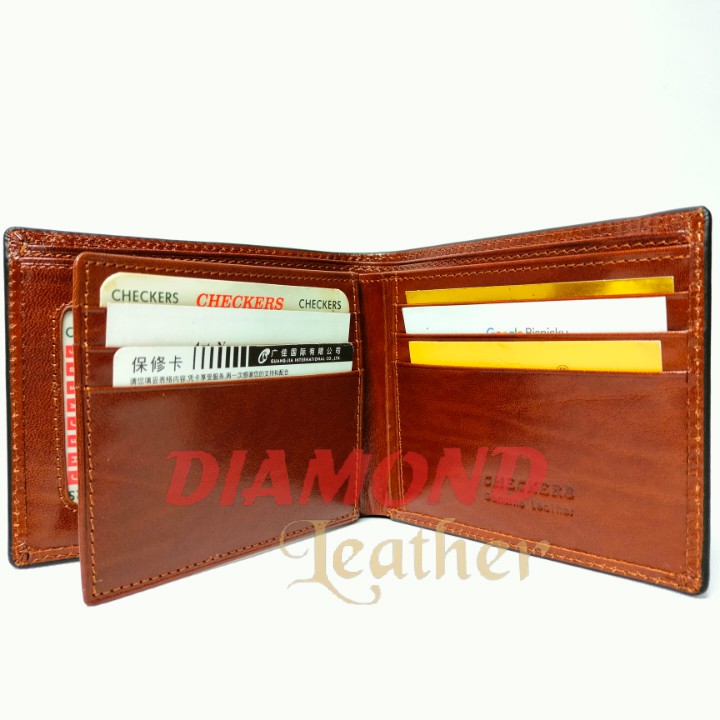 Checkers Dompet Kulit Impor Asli Pria CK 61