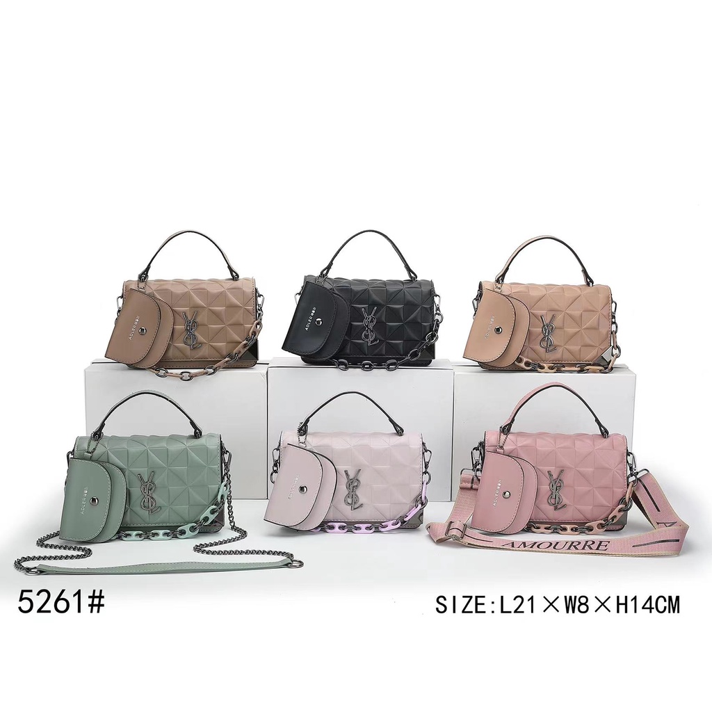 Promise 5261# Tas Wanita Import 3Tali ADLER PREMIUM Fashion (Bs COD) 2kg muat 3Pcs