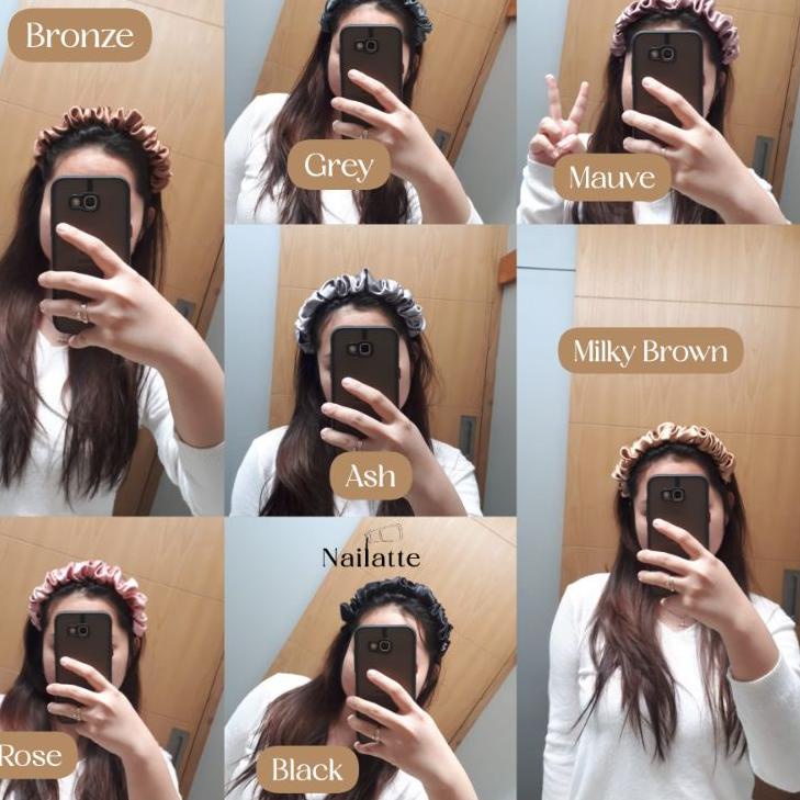 "AU. 902526" BANDO KERUT BESAR / BANDO KOREA / BANDO SCRUNCHIE / BANDO RUFFLE / BANDO SATIN / BANDO 