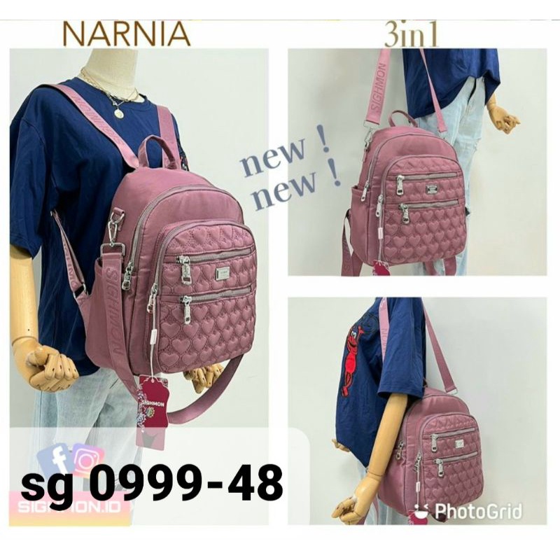 Tas Ransel Sighmon 0999-48 Terbaru Best Seller.!!! Tas Wanita Tas Ransel Wanita Tas Sighmon ORI BISA BAYAR DITEMPAT.!!!!