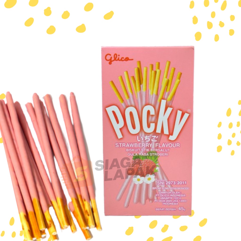 Pocky Glico Stik Biskuit 45 / 47gr