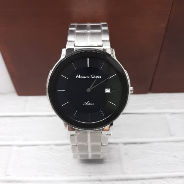ALEXANDRE CHRISTIE PRIA AC 8615 MD ORIGINAL ( SILVER BLACK )