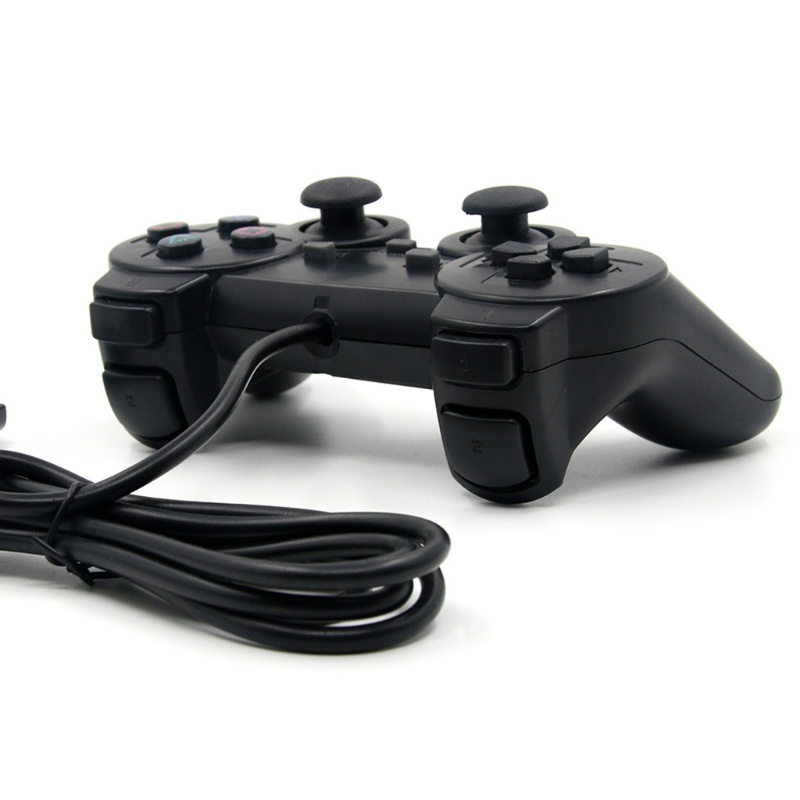 Btsg Ditingkatkan Untuk Controller PS2 Wired Gamepad Double Shock Game Handle Untuk2Konsol