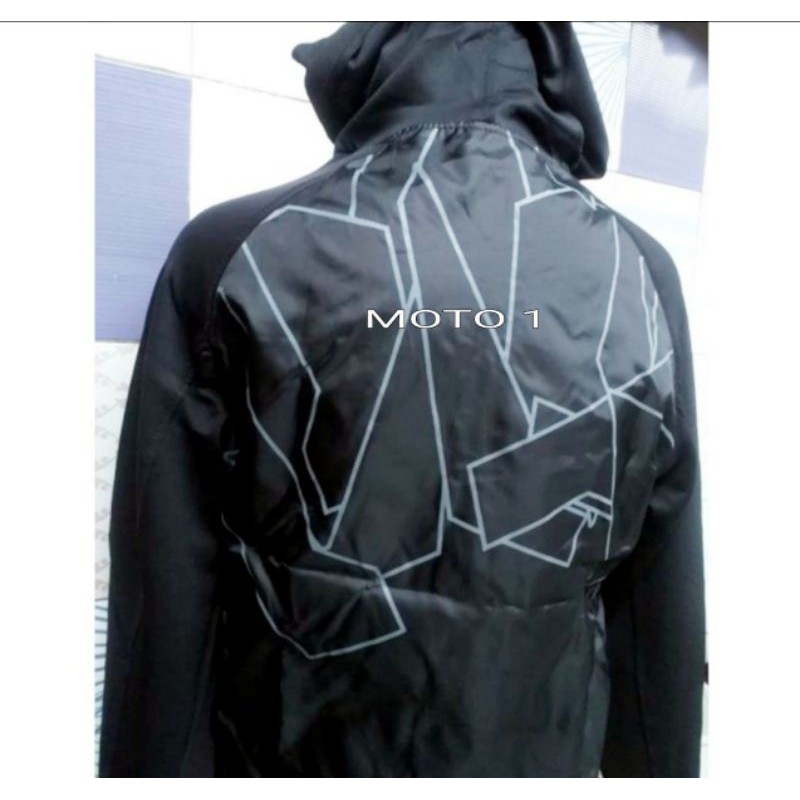 Jaket Hoodie Honda One Heart Original - Black Series