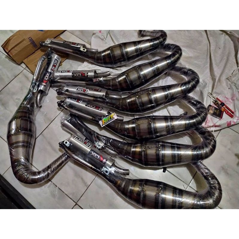 KNALPOT KDX EXHAUST RACING NINJA GALVANIS