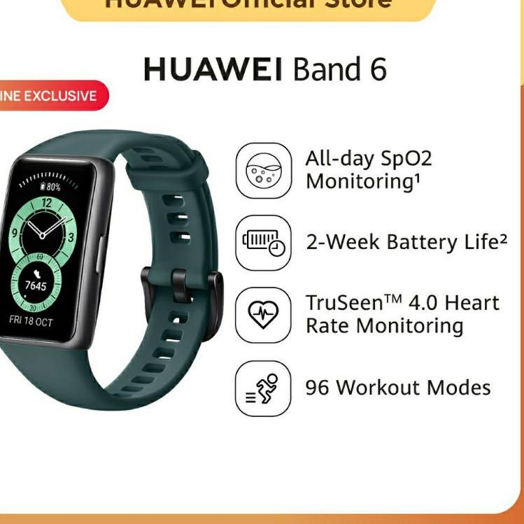 ㊯ HUAWEI Band 6 Smartwatch Smartband Garansi Resmi ㅱ