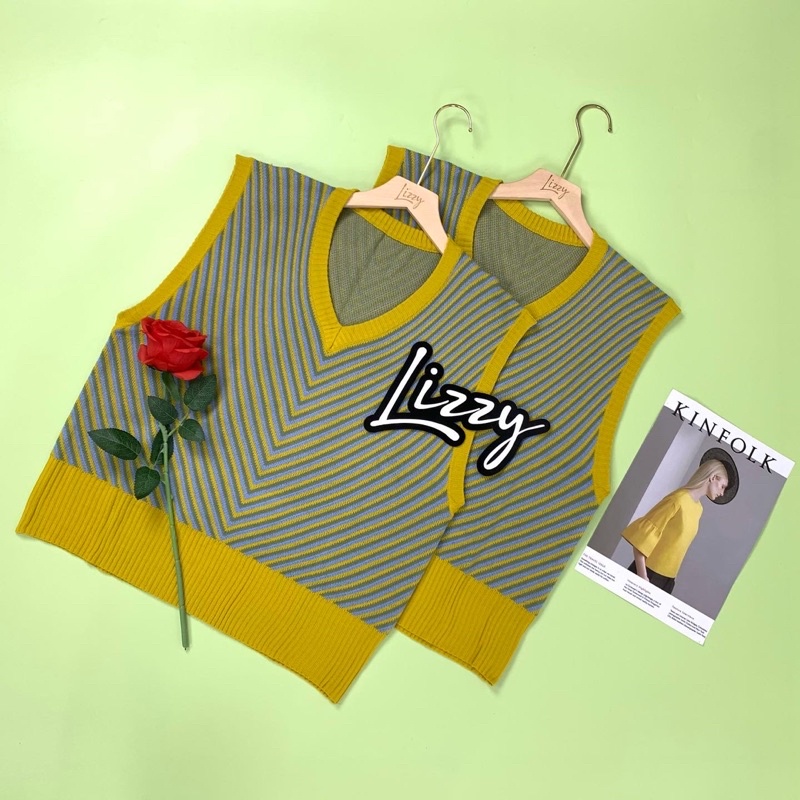 Lizzy - VEST SHERAPINA 3 TONE COLOURS PREMIUM