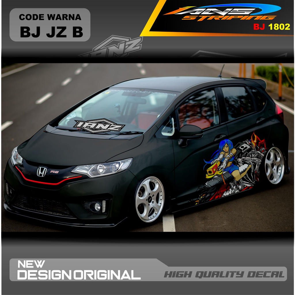 STIKER MOBIL HONDA JAZZ MOBIL AGYA AYLA AVANZA DLL / STIKER VARIASI MOBIL / DECAL STIKER MOBIL