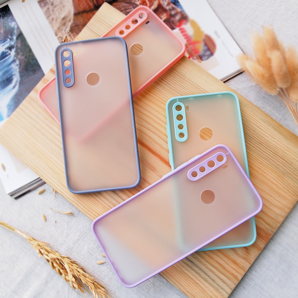 SOFTCASE XIAOMI NOTE 10 10PRO 8 8PRO 9 9PRO REDMI 8 8A 9 9A 9C CASE CAMERA PROTECTOR CASE MACARON