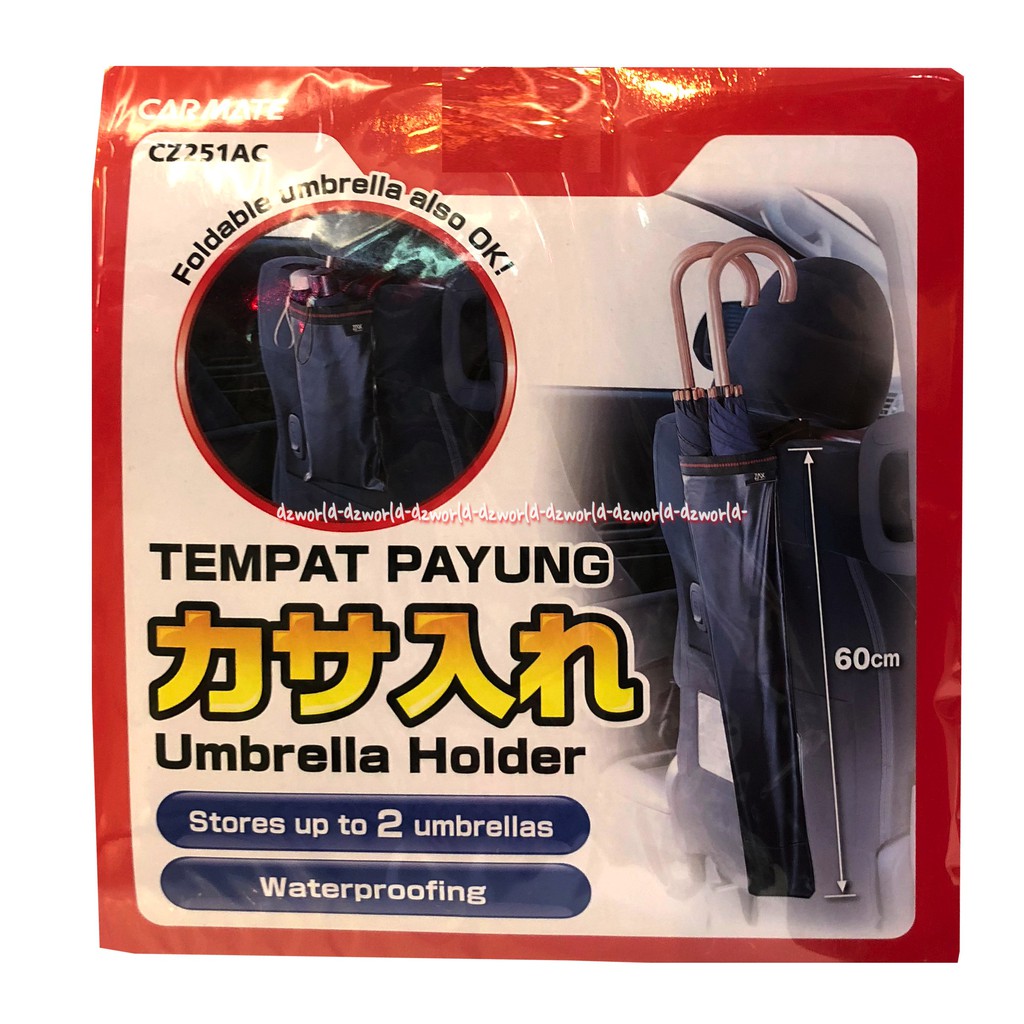 Carmate Umbrella Holder Tempat Payung Di Jok Mobil Muat Untuk 2 Payung