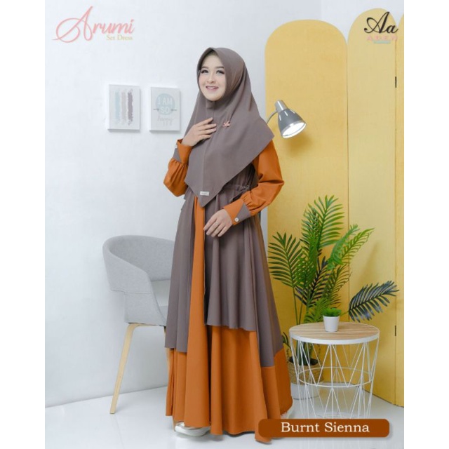 ARUMI DRESS//ORIGINAL ADEN HIJAB//GAMIS BRANDED PREMIUM