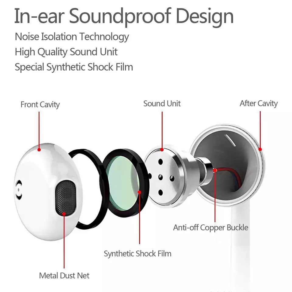 Earphone Headset Audio Usb Type C Stereo Comfortable Hi-Res Audio Deep Bass