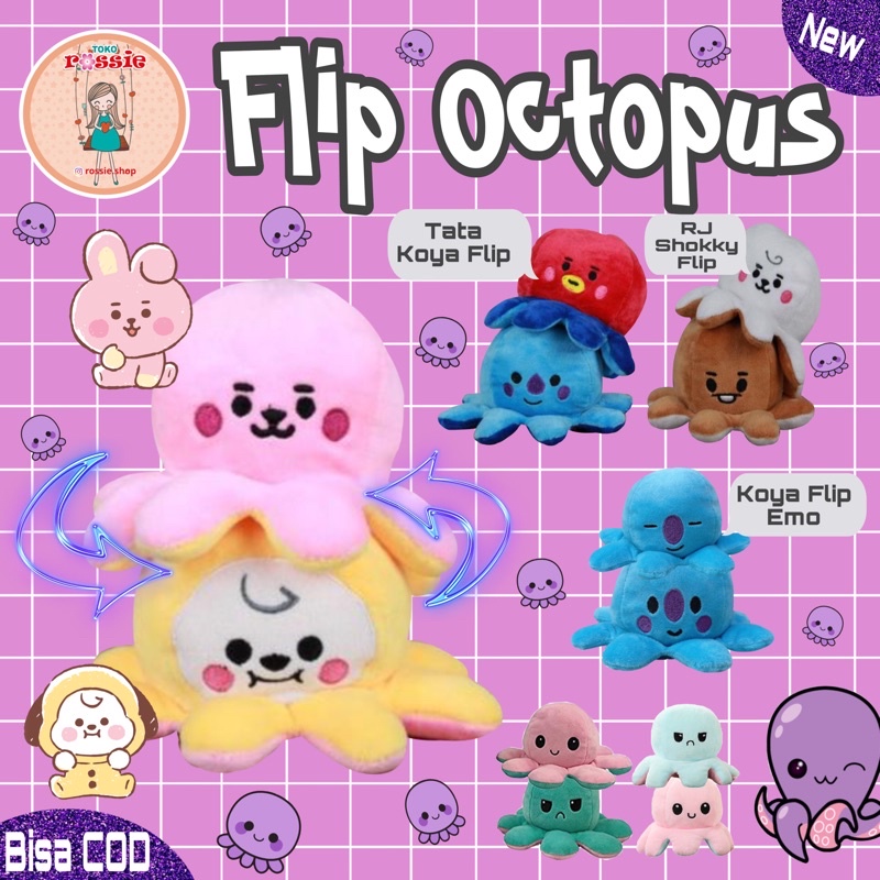 Cumi-cumi Tiktok/Gurita Tiktok/Boneka Gurita/Boneka Tiktok