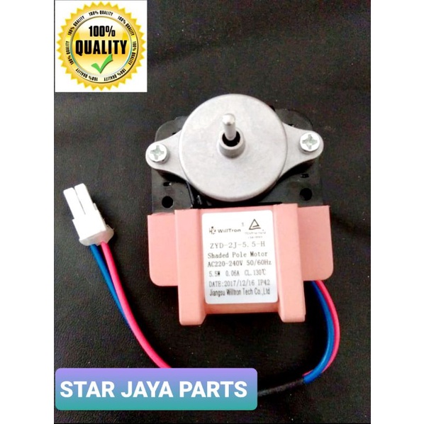 ORIGINAL MOTOR FAN KIPAS  POLYTRON KULKAS 2 PINTU BELLEZA