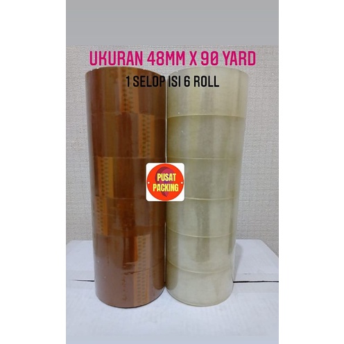 

LAKBAN CORTAPE 1 SELOP ISI 6 roll