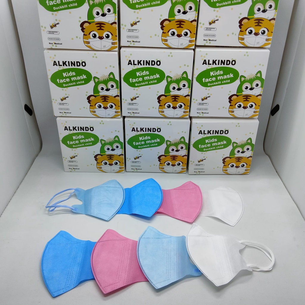 Masker Anak / Kids / Child Duckbill Protevtive Face mask 50pcs / 50 pcs