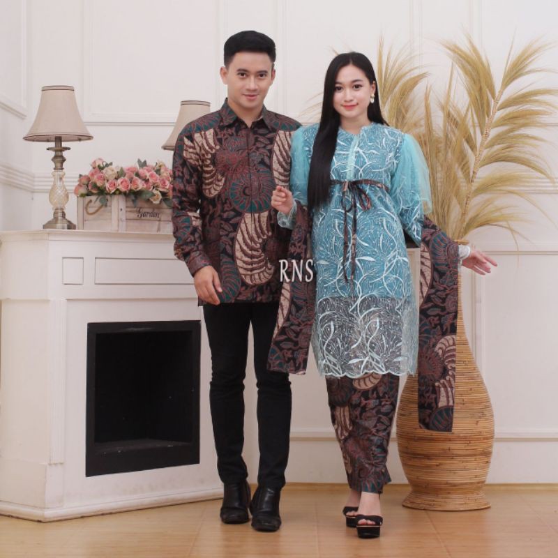 COUPLE KEBAYA BRUKAT MODERN