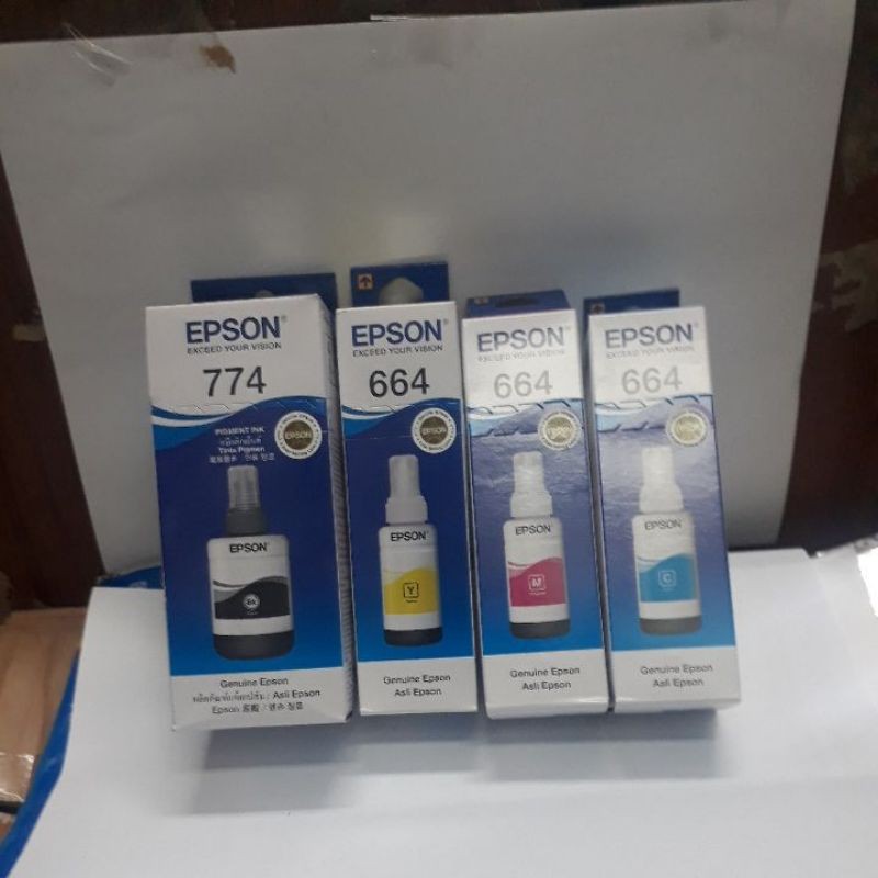 Tinta Epson L605, L655, L1455 Original 1 set