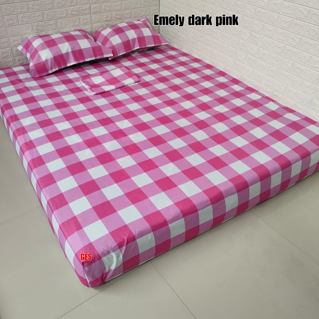 Sprei Emily Dark Pink