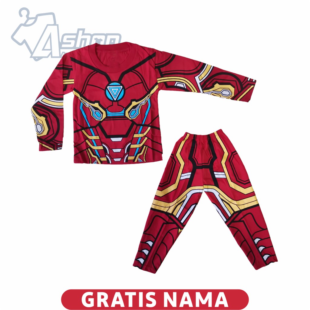 Baju Anak Setelan Iron Man