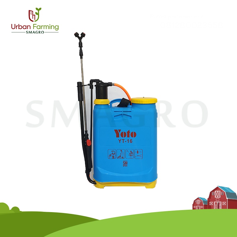 Sprayer YOTO Manual 16 Liter Alat Semprot Hama