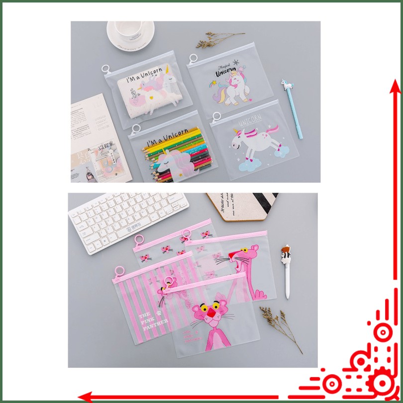 

mj / PF07 Unicorn and Panther A5 Stationery File Folder / Tempat Pensil