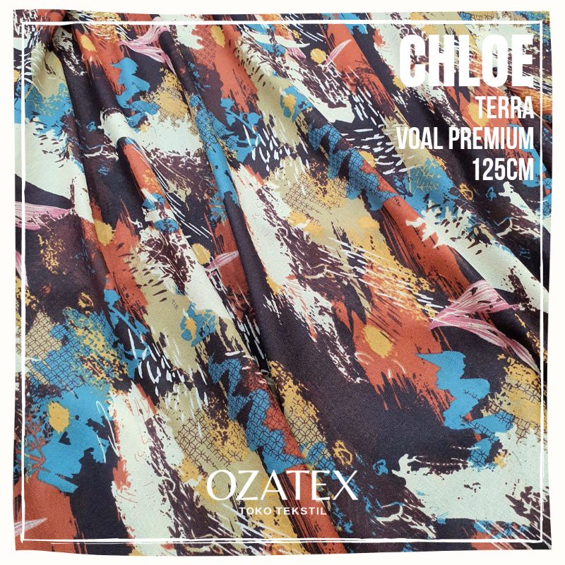Kain Voal Premium Motif CHLOE