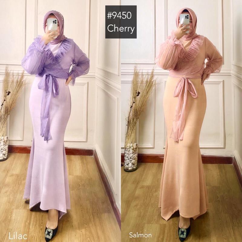 Cherry Dress Original Allsize Fit LD 140 by MK