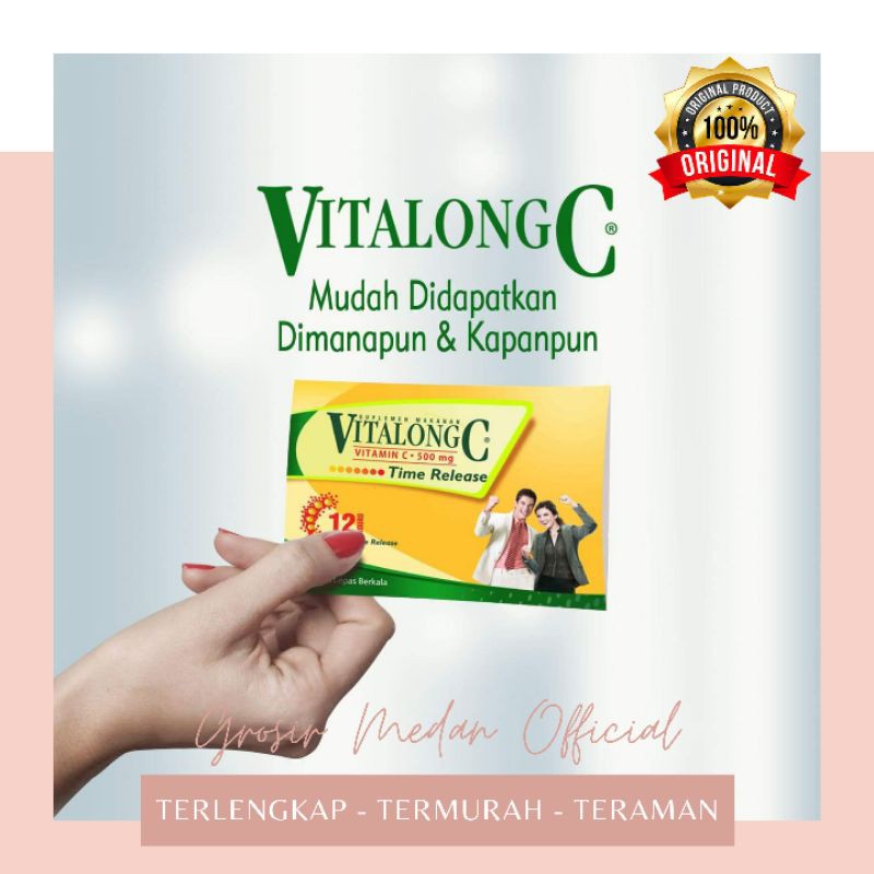 VITALONG C VITAMIN C AMAN DI LAMBUNG BAIK UNTUK DAYA TAHAN TUBUH ANTI VIRUS