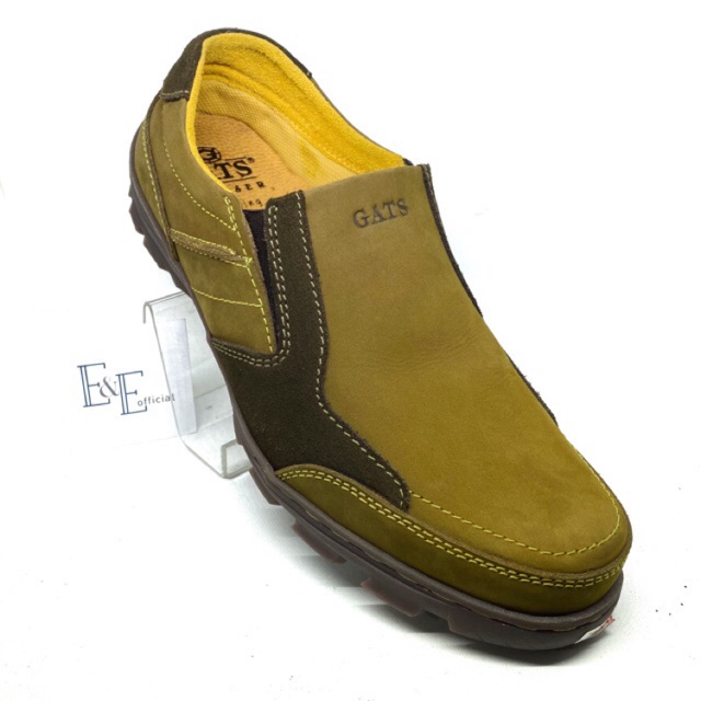 Sepatu Kulit Pria GATS TO 2206 - Camel