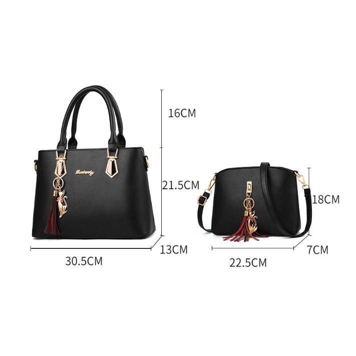 JX 140 PROMO TERMURAH !!!  TAS 2IN1 100% Import - Tas Ukuran Besar JT60751 B8657 B981 LT1721