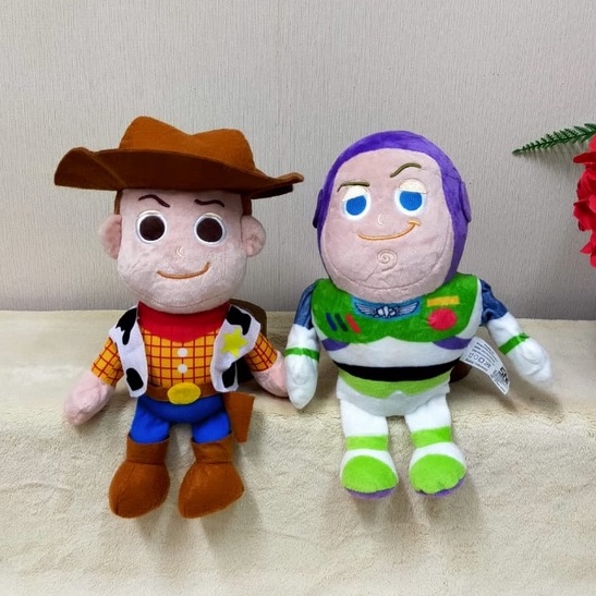 Boneka Toystory/Boneka Floppy Woody 30cm/9"/Boneka Buzz/Boneka Woody/Boneka Karakter