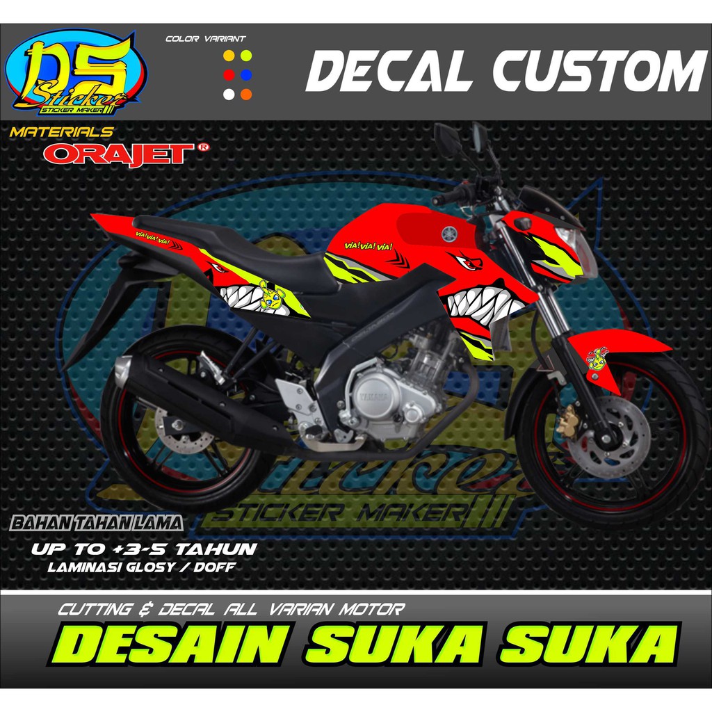 32+ Download Koleksi Modifikasi Cutting Sticker Vixion ...