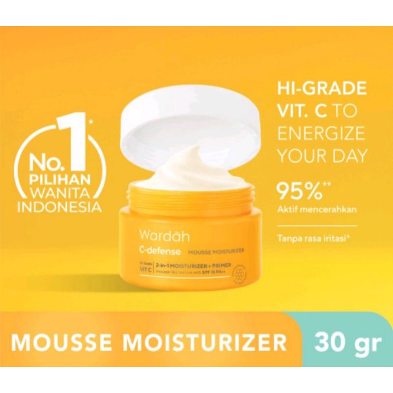 Wardah C-defense Mousse Moisturizer