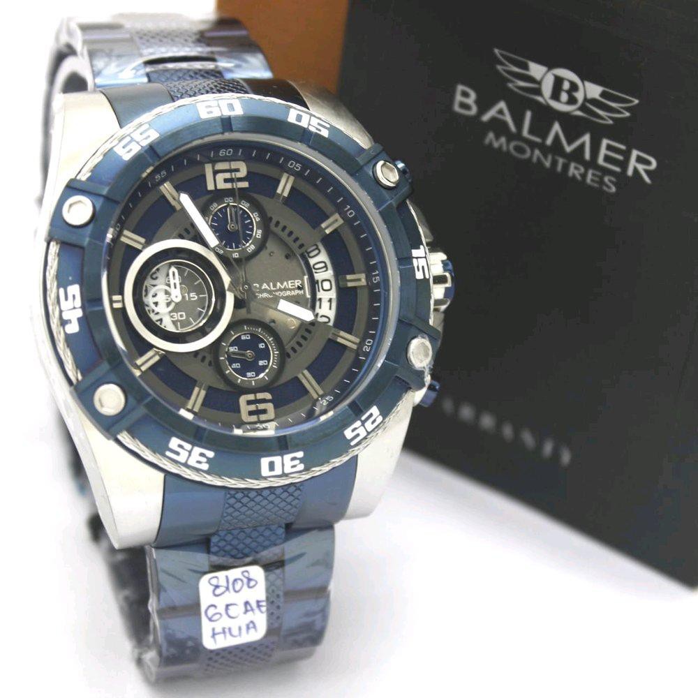 Dijual JAM TANGAN BALMER ORIGINAL 8108 BLUE SILVER Terbatas