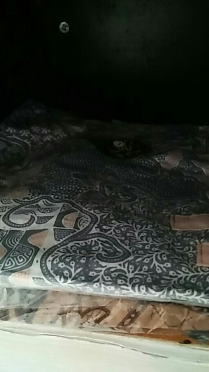 Tey-17 Batik Wanita Asj Sa Hrb026 Kenongo Kemeja Tosca Pendek