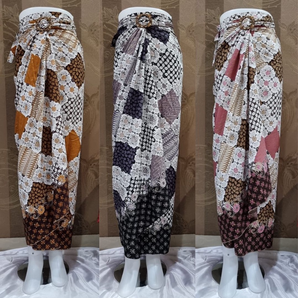 Rok Lilit / Rok Kain Lilit Batik Bawahan Kebaya Motif Wajik