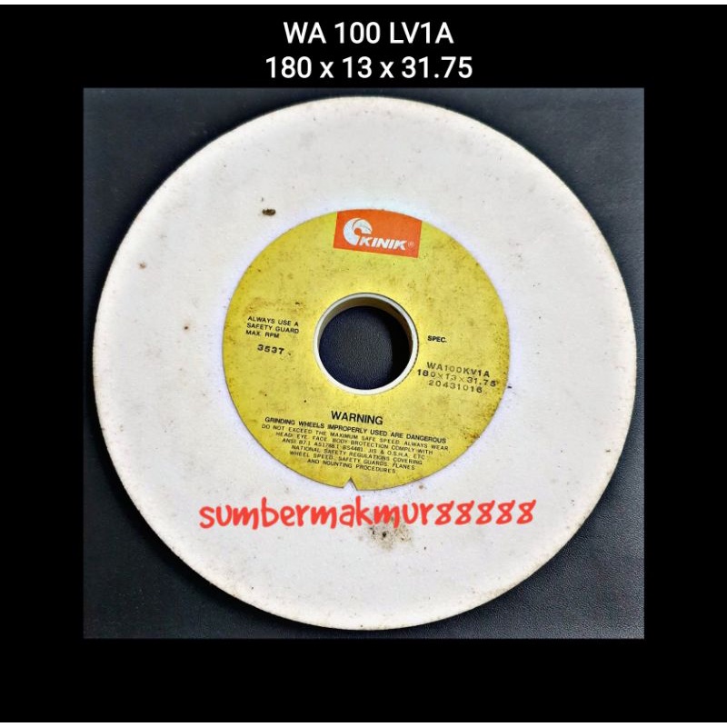 Batu Gerinda Duduk Putih WA 100 KV1A (180 x 13 x 31.75) Kinik