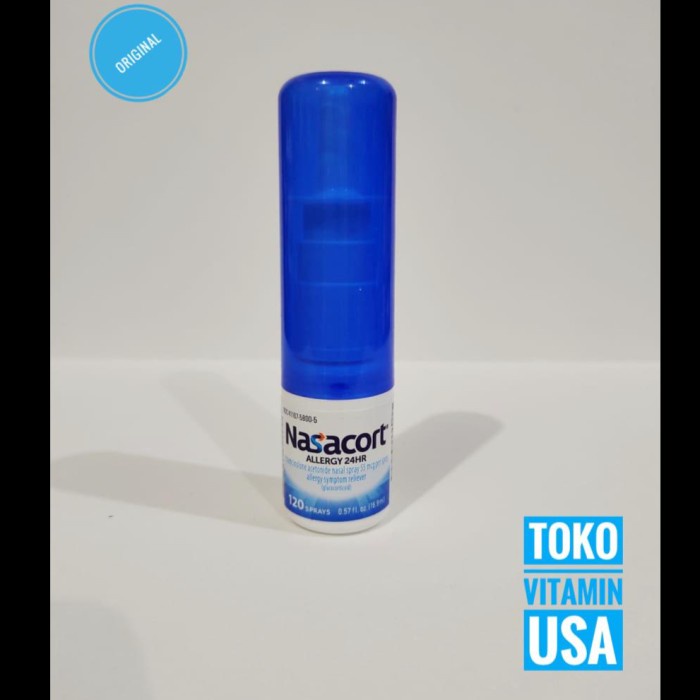 ✨COD✨ Nasacort Allergy 24HR semprotan hidung tersumbat bersin