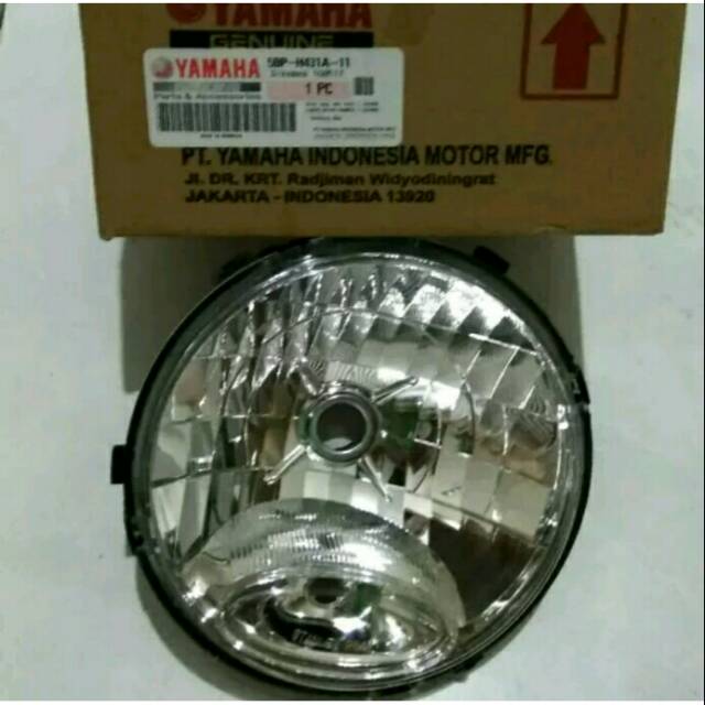 Reflektor lampu rx king scorpio bulat original