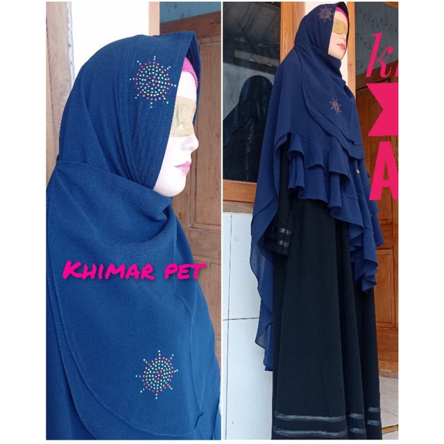 jilbab khimar syar'i pet murah temboro new by Balqis collection