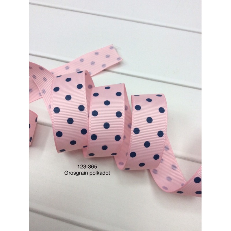 

Pita grosgrain POLKADOT Uk.22mm(7/8”)(2)