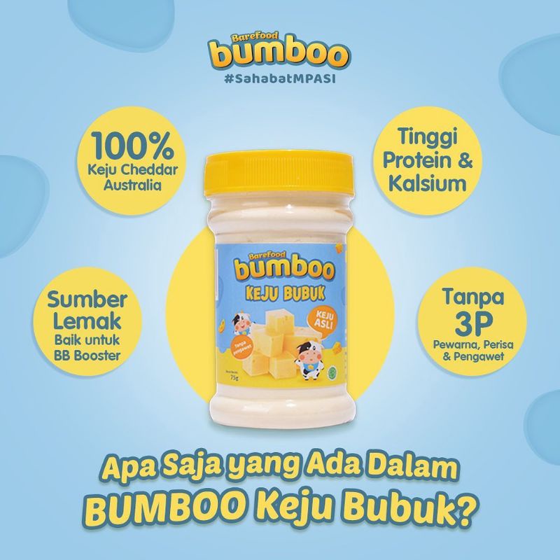 BUMBOO Kaldu Anak MPASI NO MSG - Tanpa Gula dan Garam Kaldu Ayam Jamur