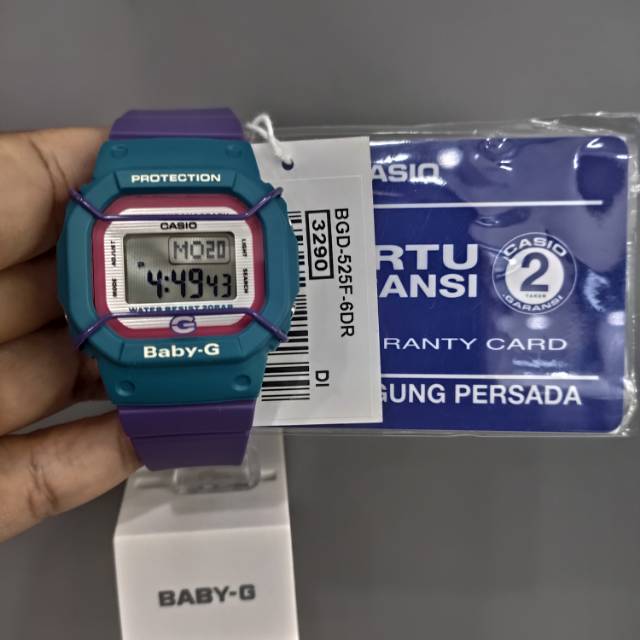 Jam tangan casio babyg bgd525f 6dr original bgd 525