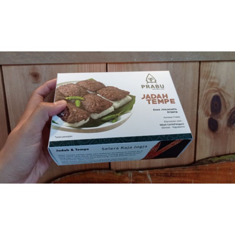 Jadah Tempe bacem Mbah Carik kemasan prabu