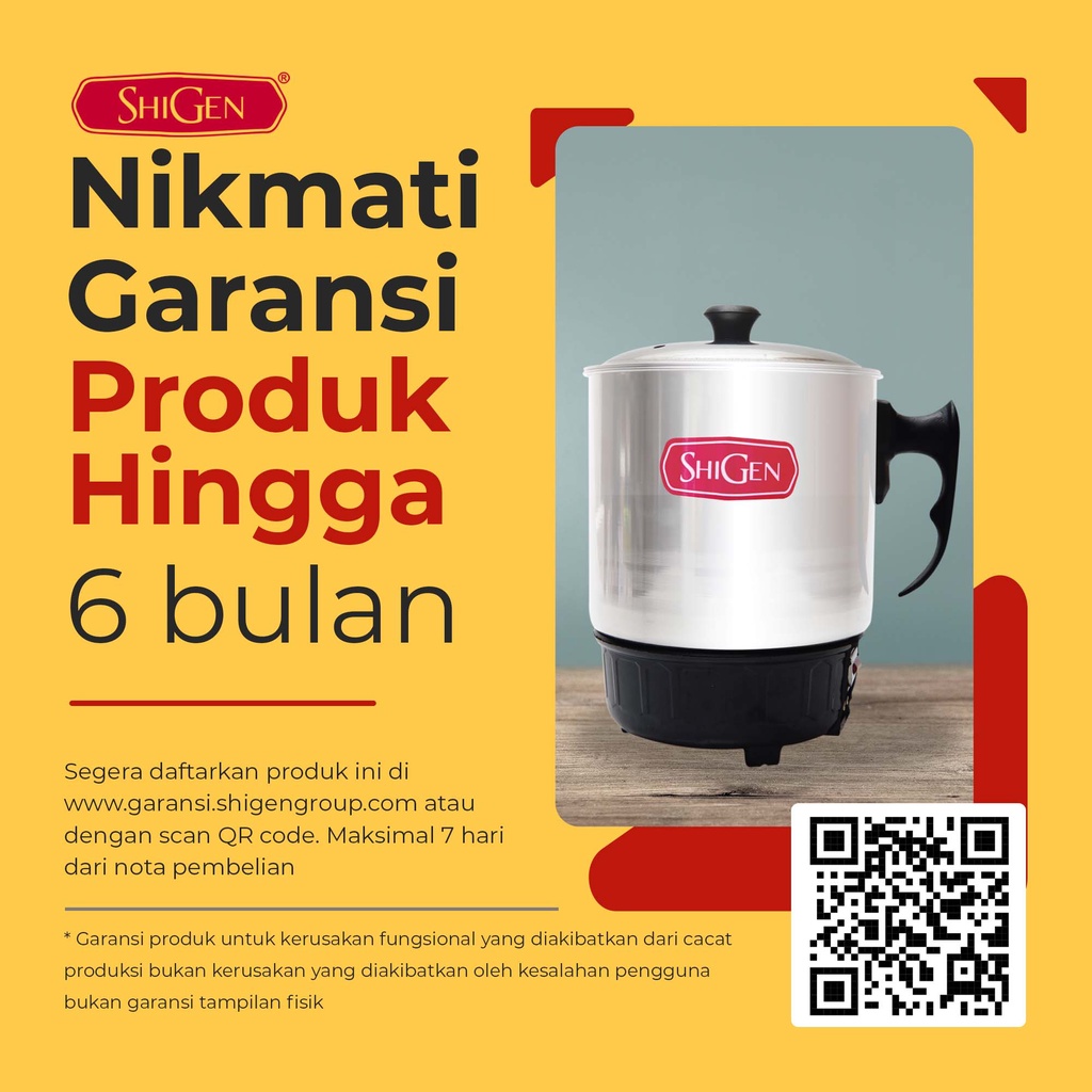 Mug Listrik Pemanas Air Stainless SHIGEN Kualitas Super