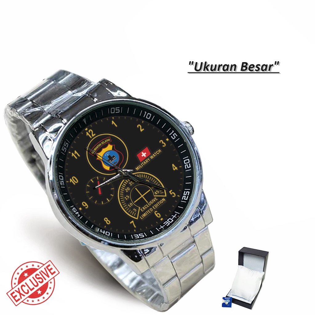 Jam Tangan Rantai Couple - POLDA KALIMANTAN SELATAN (Awesome)