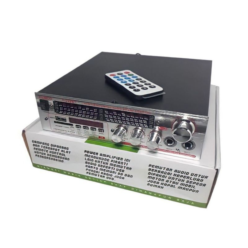 Power Amplifier Fleco F-232BT Ampli Bluetooth AC dan DC Fleco F 232BT